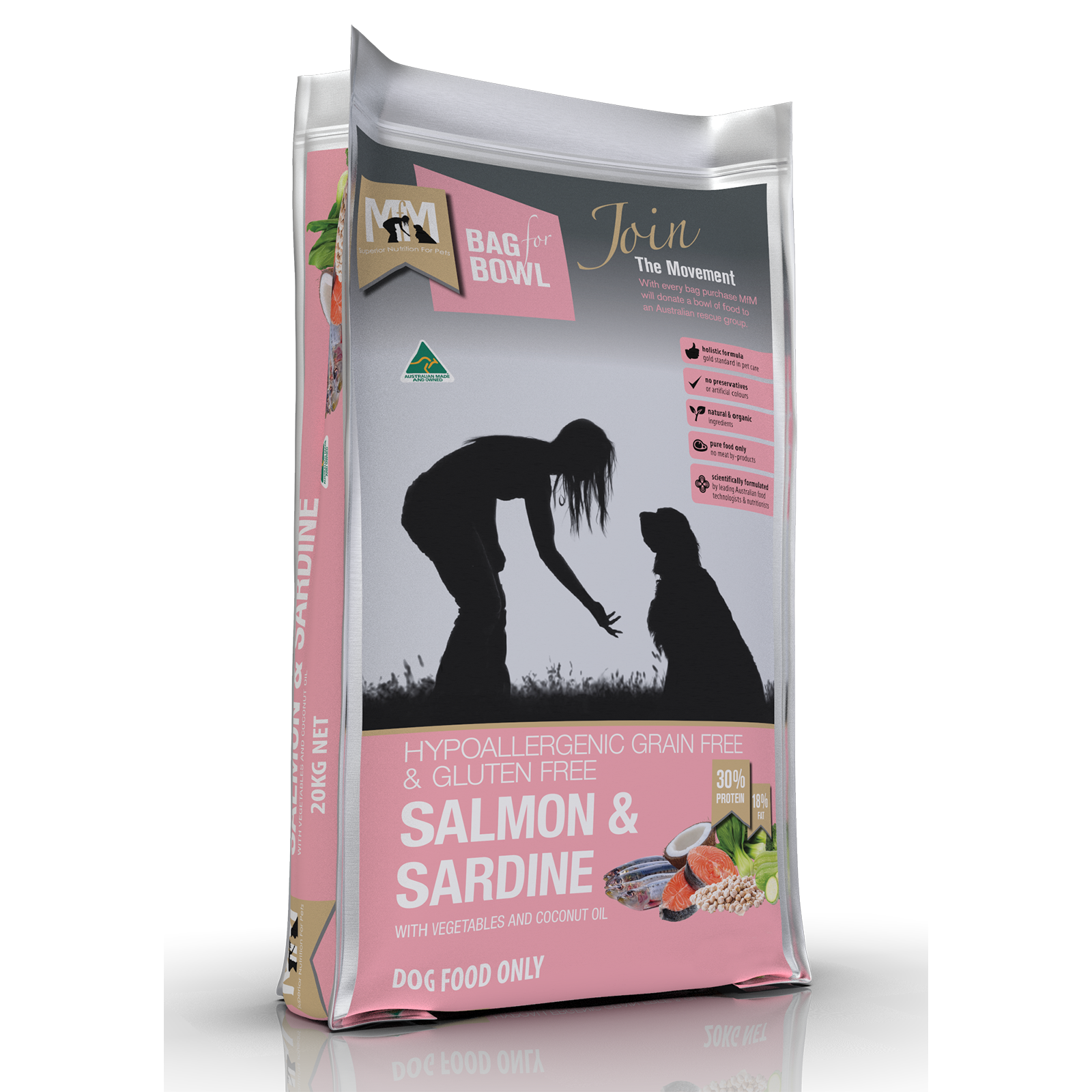 Meals for Mutts Grain Free Dog Food Adult Salmon & Sardine