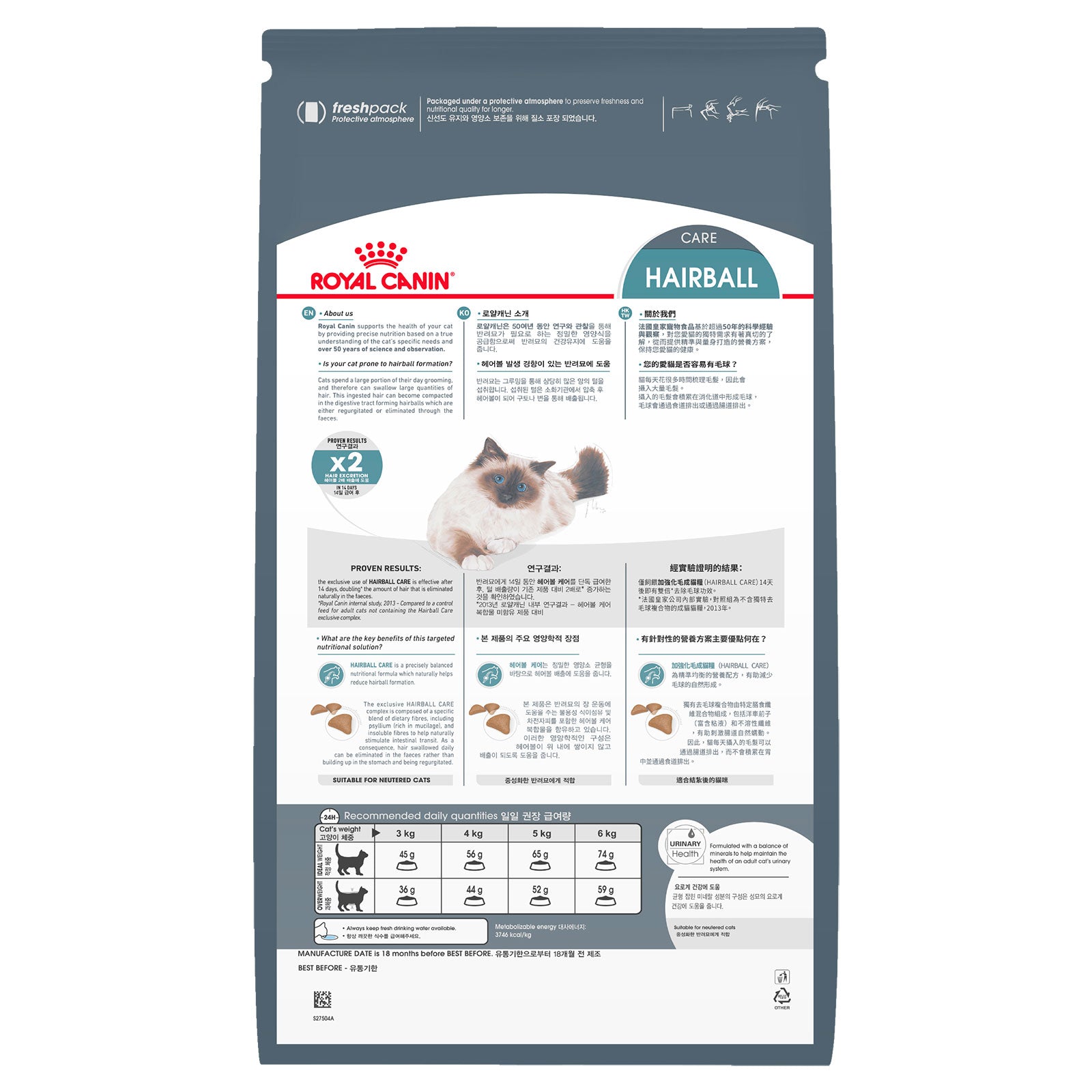 Royal Canin Cat Food Adult Hairball Care