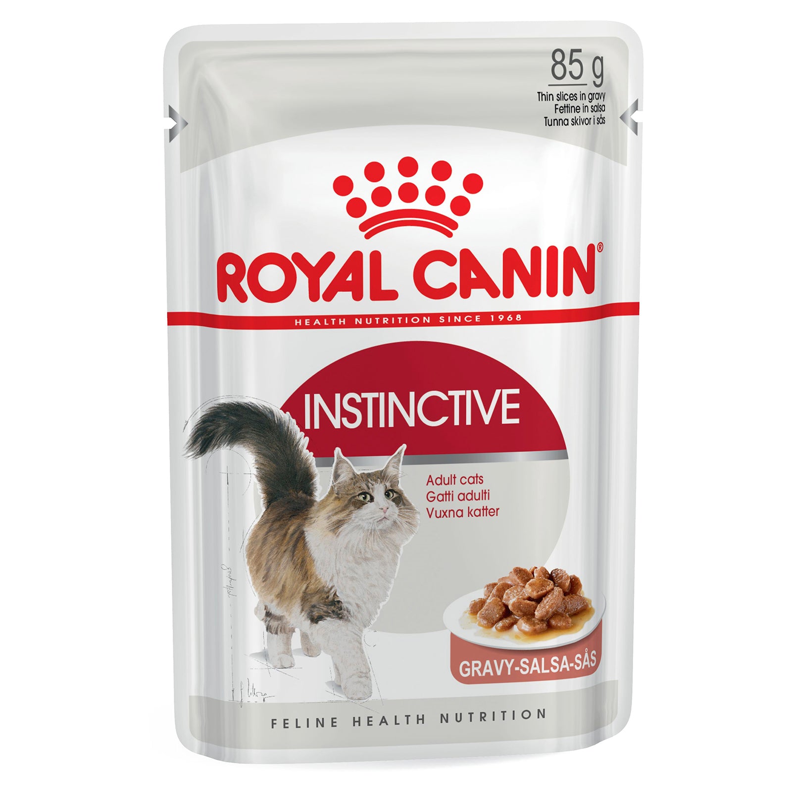 Royal Canin Cat Food Pouch Adult Instinctive in Gravy