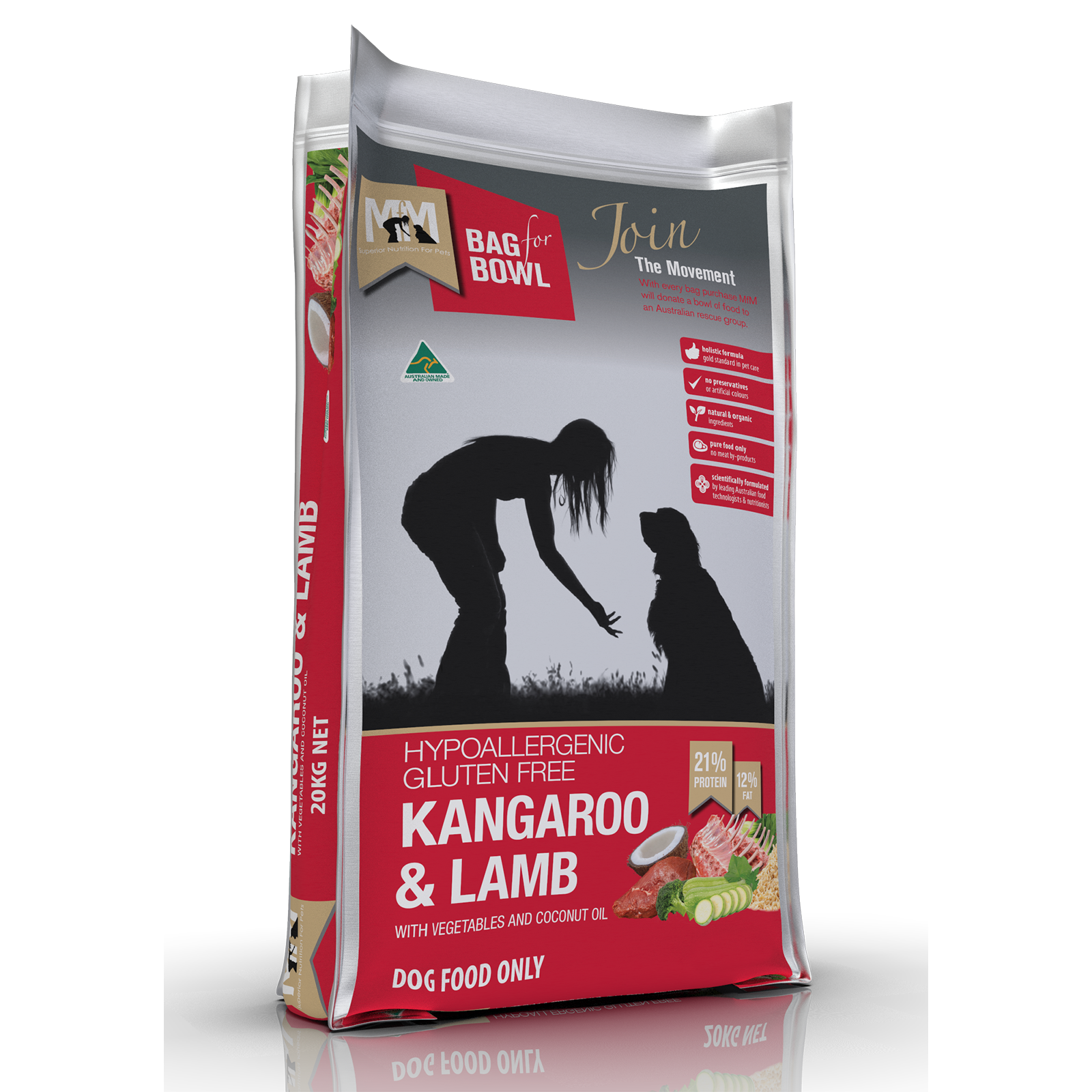 Meals For Mutts Dog Food Adult Kangaroo & Lamb