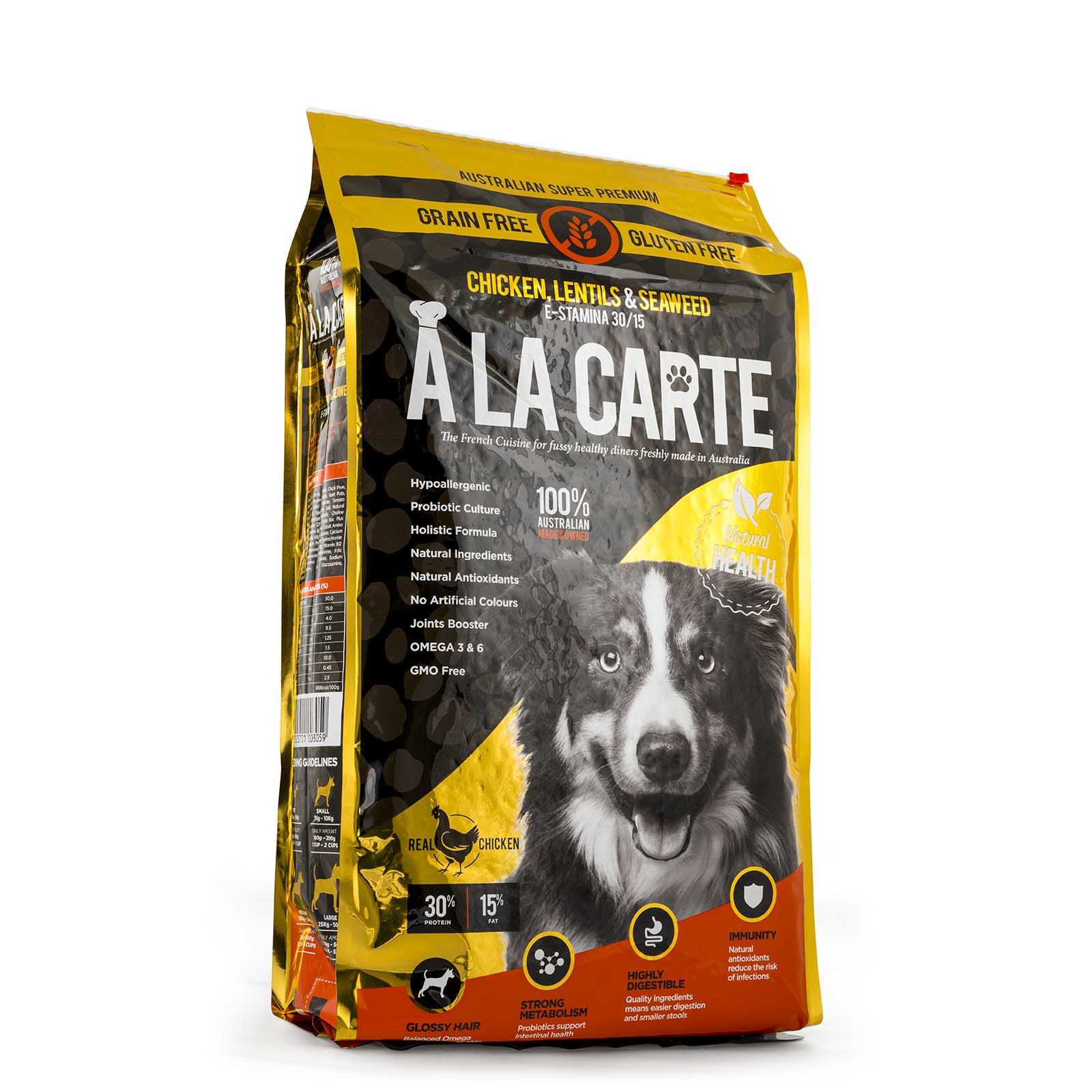 A La Carte Grain Free Dog Food E-Stamina Chicken, Lentils & Seaweed
