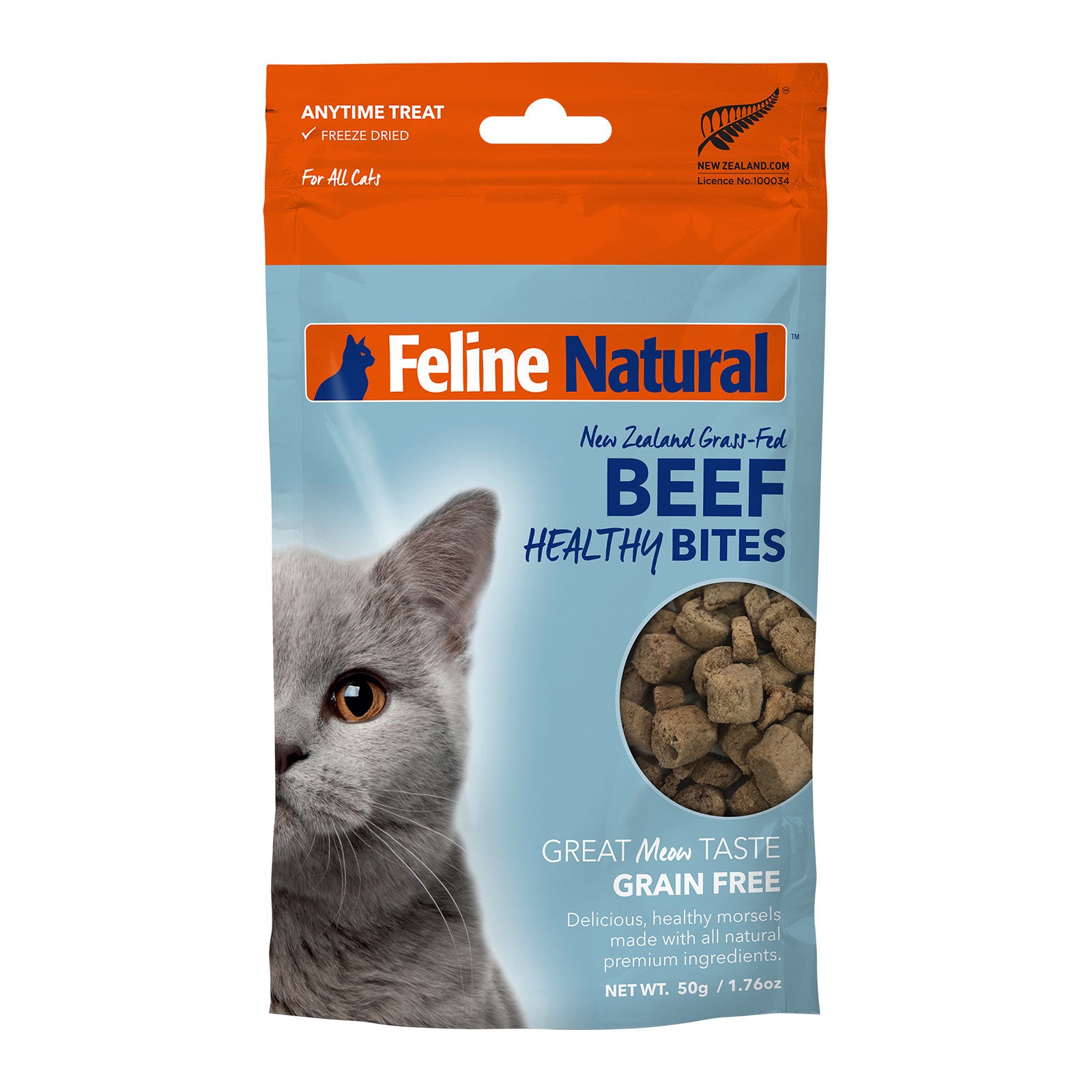 Feline Natural Beef Bites Cat Treats