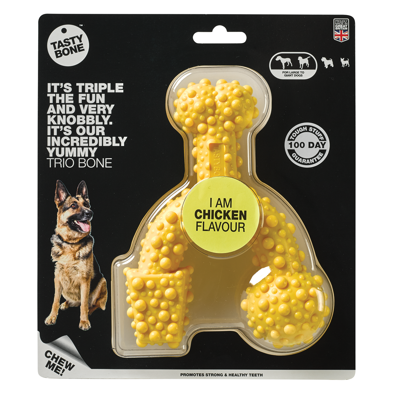 Tasty Bone Nylon Trio Chicken Dog Toy
