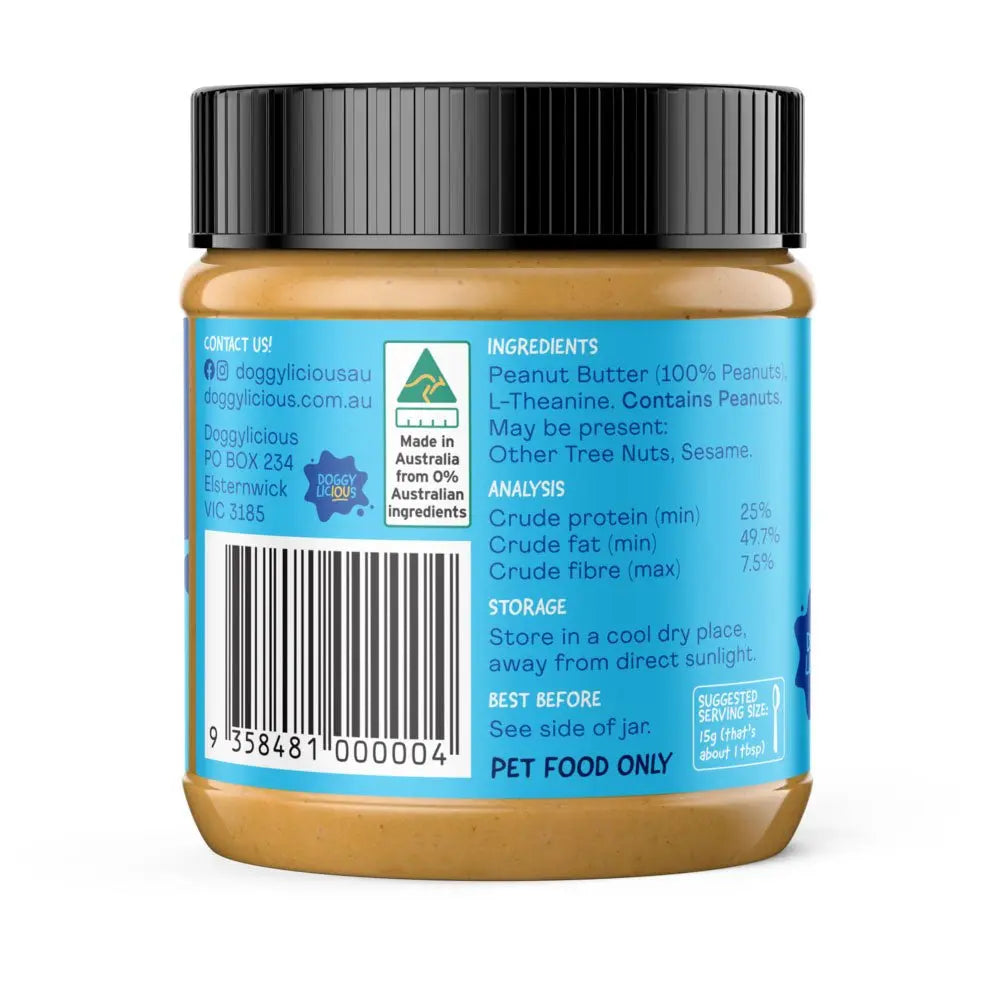 Doggylicious Calming Peanut Butter Dog Treat - Kellyville Pets