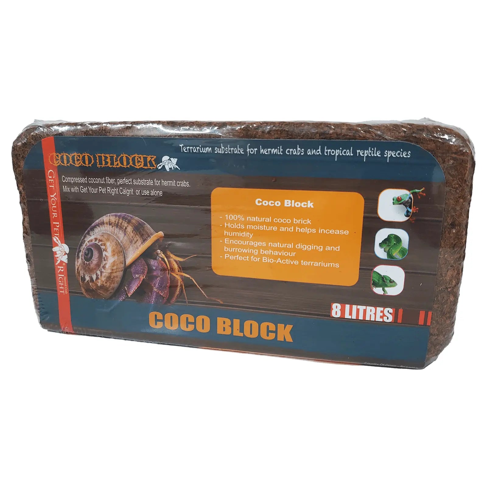 Get Your Pet Right Coconut Fibre Block - Kellyville Pets
