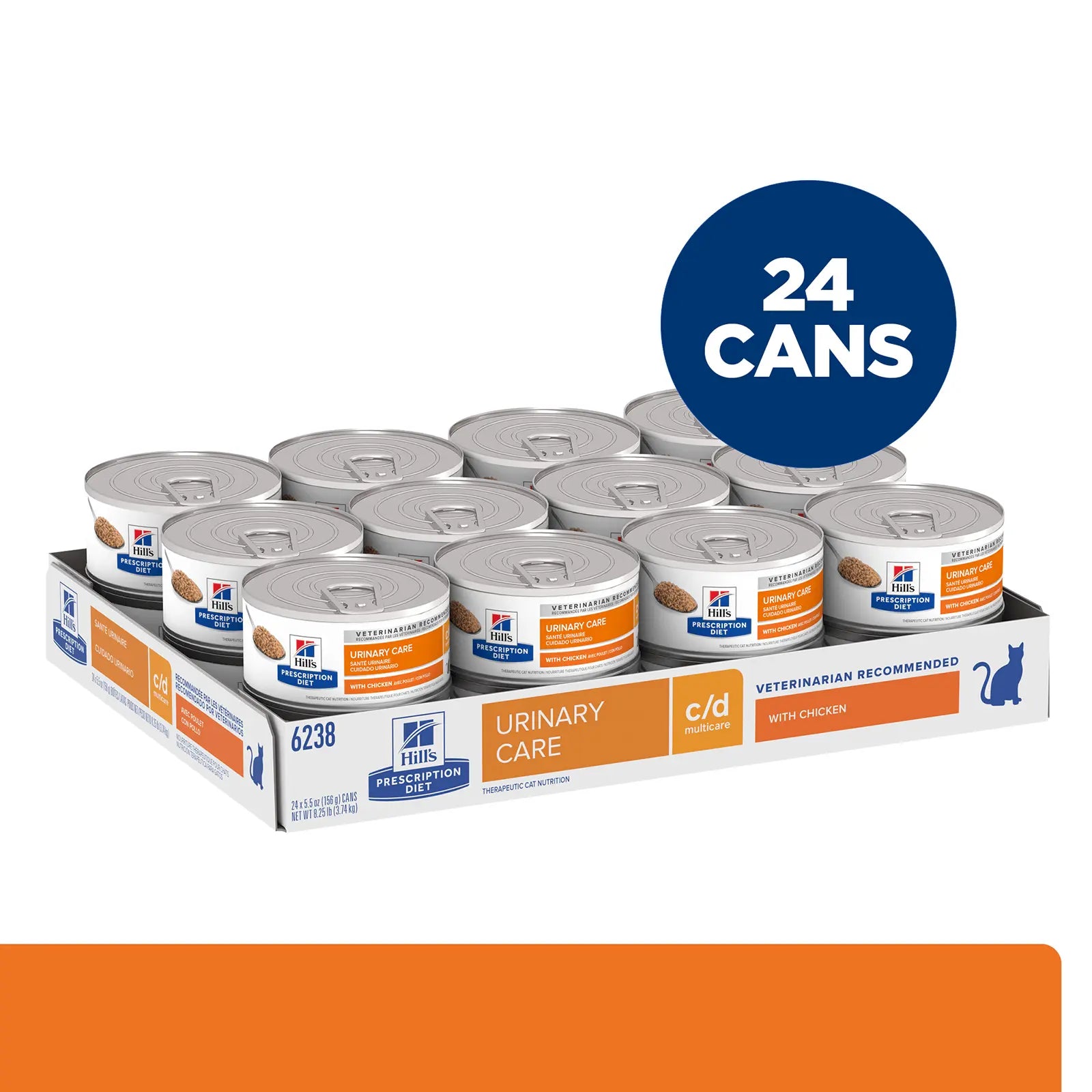 Hill's Prescription Diet Cat Food Can c/d Multicare Urinary Care with Chicken - Kellyville Pets