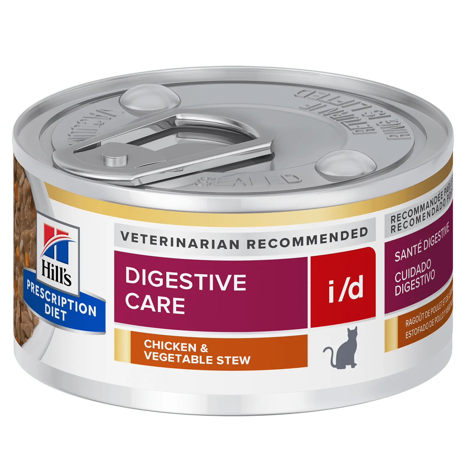 Hill's Prescription Diet Cat Food Can i/d Digestive Care Chicken & Vegetable Stew - Kellyville Pets