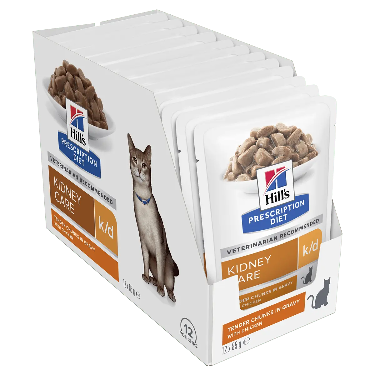 Hill's Prescription Diet Cat Food Pouch k/d Kidney Care with Chicken - Kellyville Pets