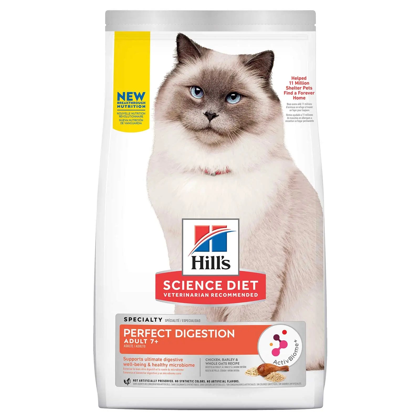 Hill's Science Diet Cat Food Adult 7+ Perfect Digestion - Kellyville Pets