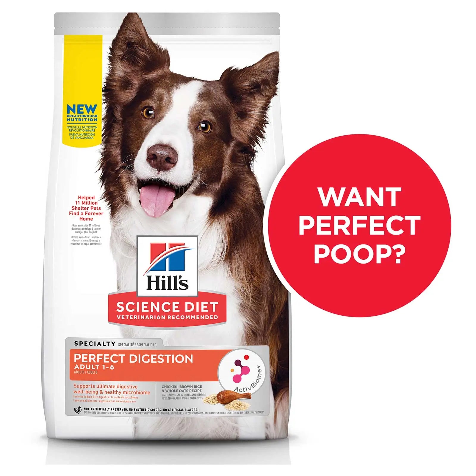 Hill's Science Diet Dog Food Adult Perfect Digestion - Kellyville Pets