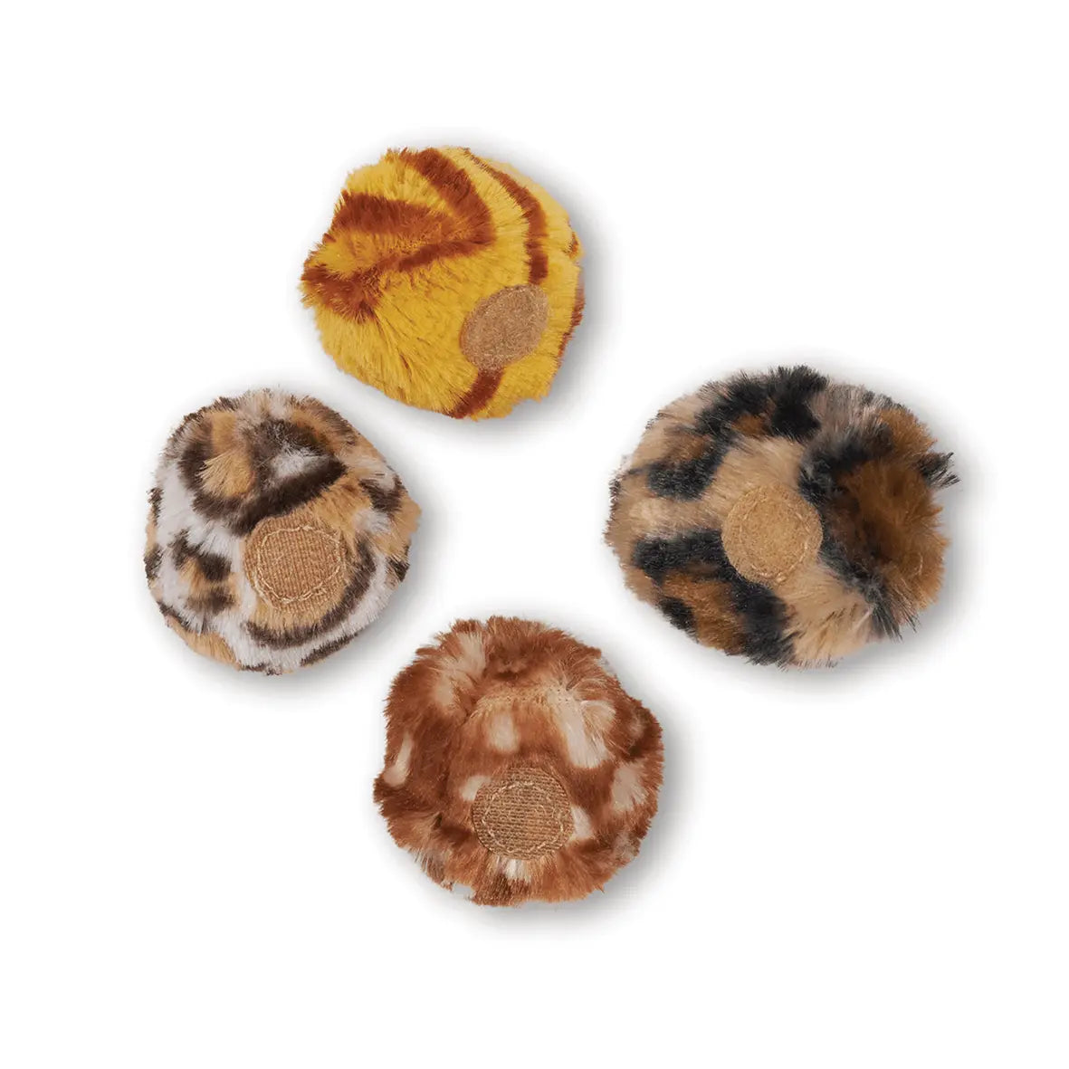 Kazoo Cat Toy Velcro Worm with Catnip and Velcro Balls - Kellyville Pets