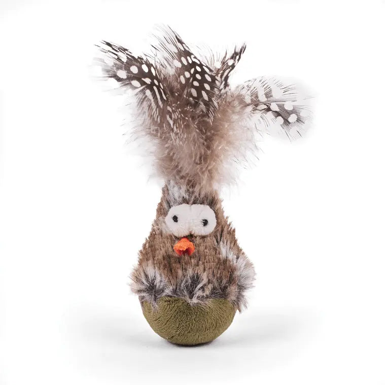 Kazoo Cat Toy Wobble Bird with Catnip