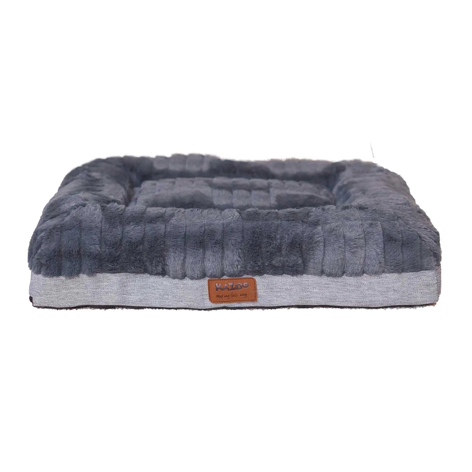 Kazoo Cloud Comfort Charcoal Grey Dog Bed - Kellyville Pets