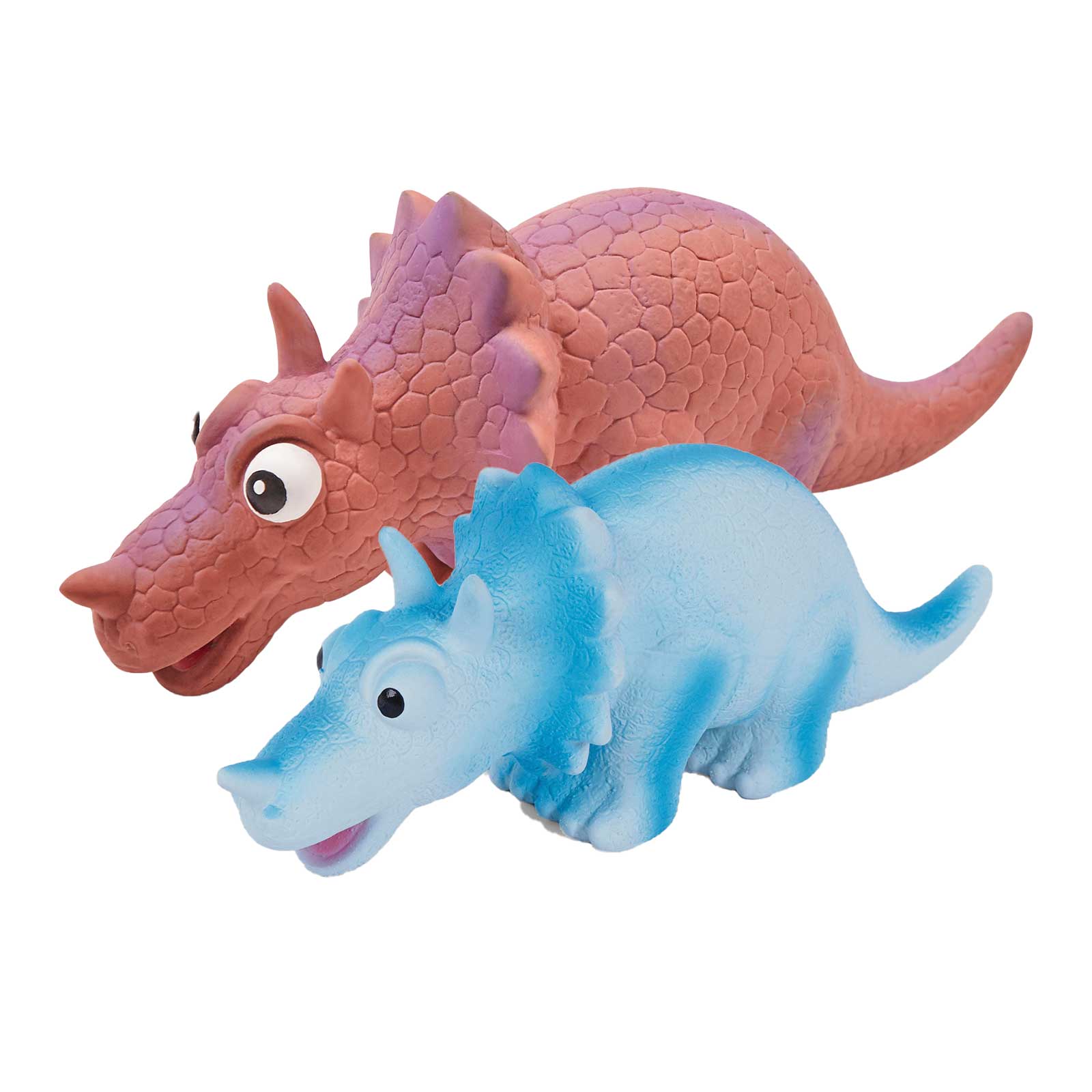 Kazoo Latex Dog Toy Triceratops