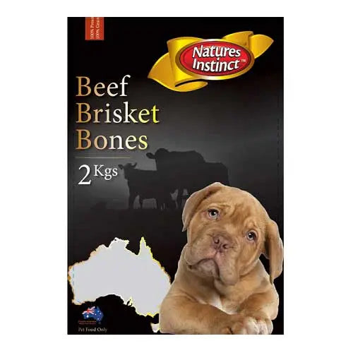 Natures Instinct Frozen Beef Brisket 2kg - Kellyville Pets