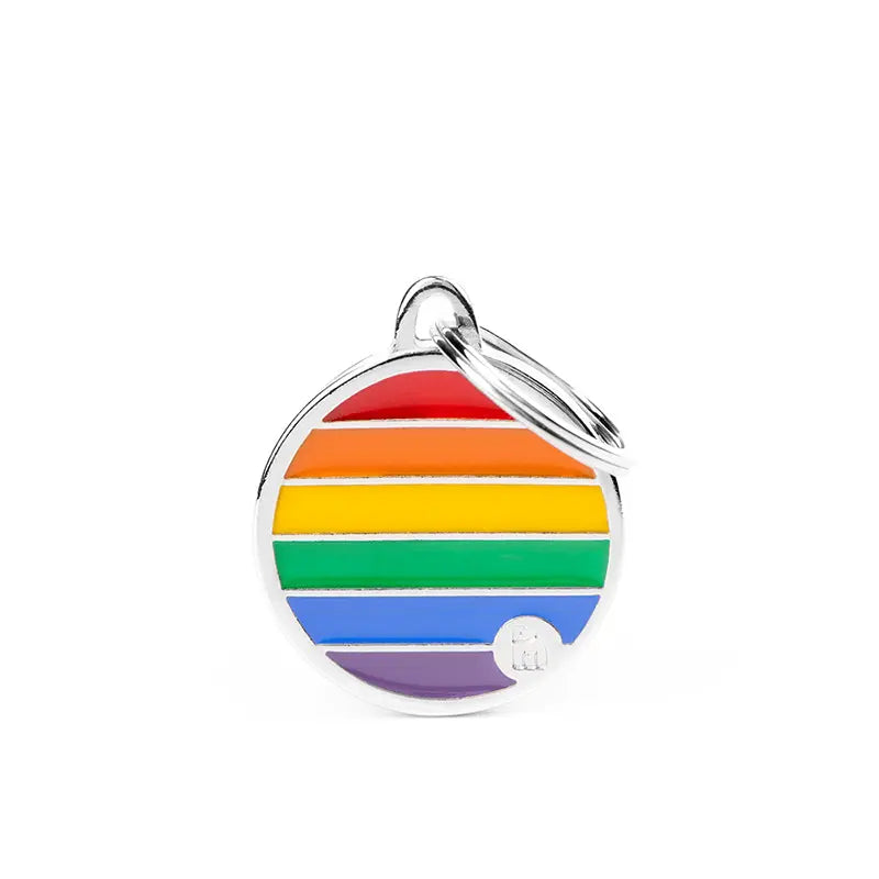 Pet Tag Rainbow Circle - Kellyville Pets