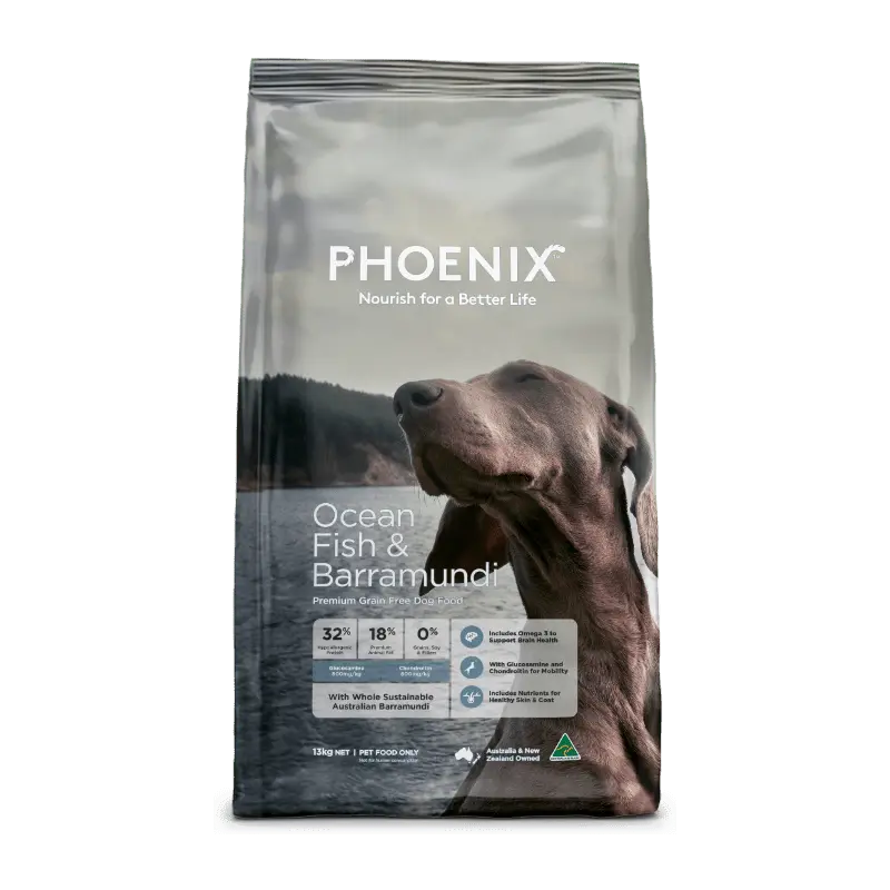 Phoenix Dog Food Adult Ocean Fish & Barramundi - Kellyville Pets