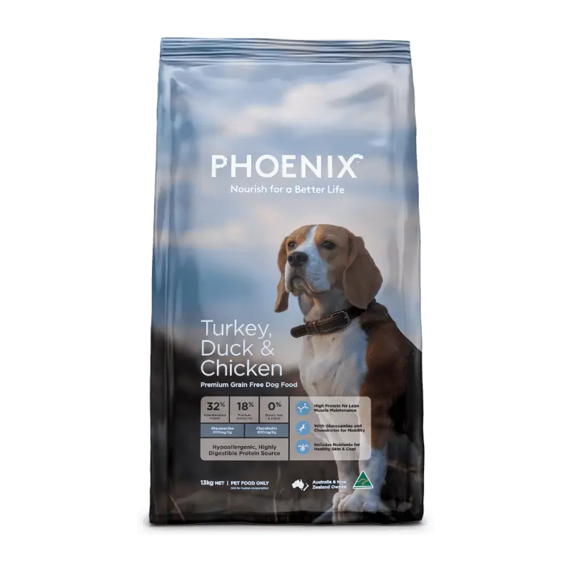 Phoenix Dog Food Adult Turkey, Duck & Chicken - Kellyville Pets