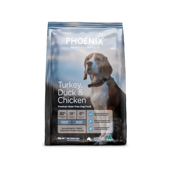 Phoenix Dog Food Adult Turkey, Duck & Chicken - Kellyville Pets