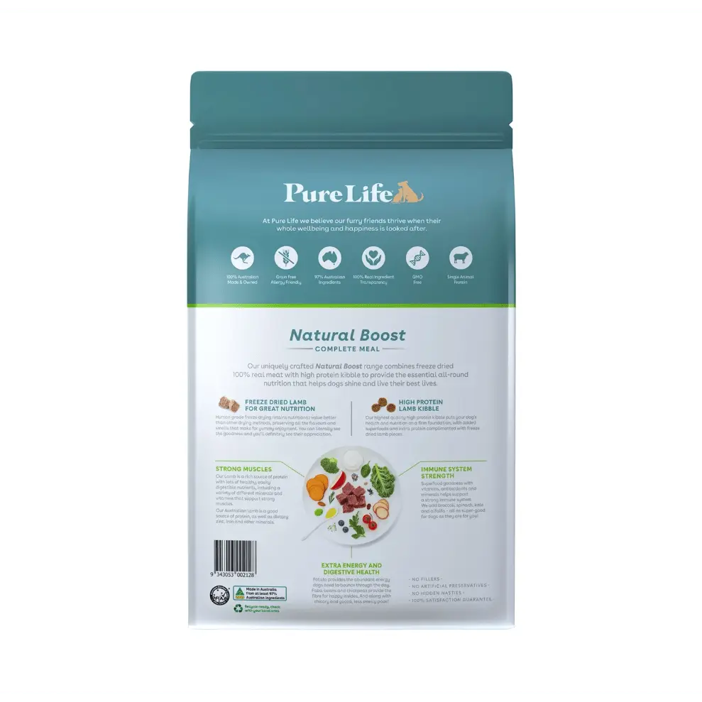 Pure Life Dog Food Adult Lamb - Kellyville Pets