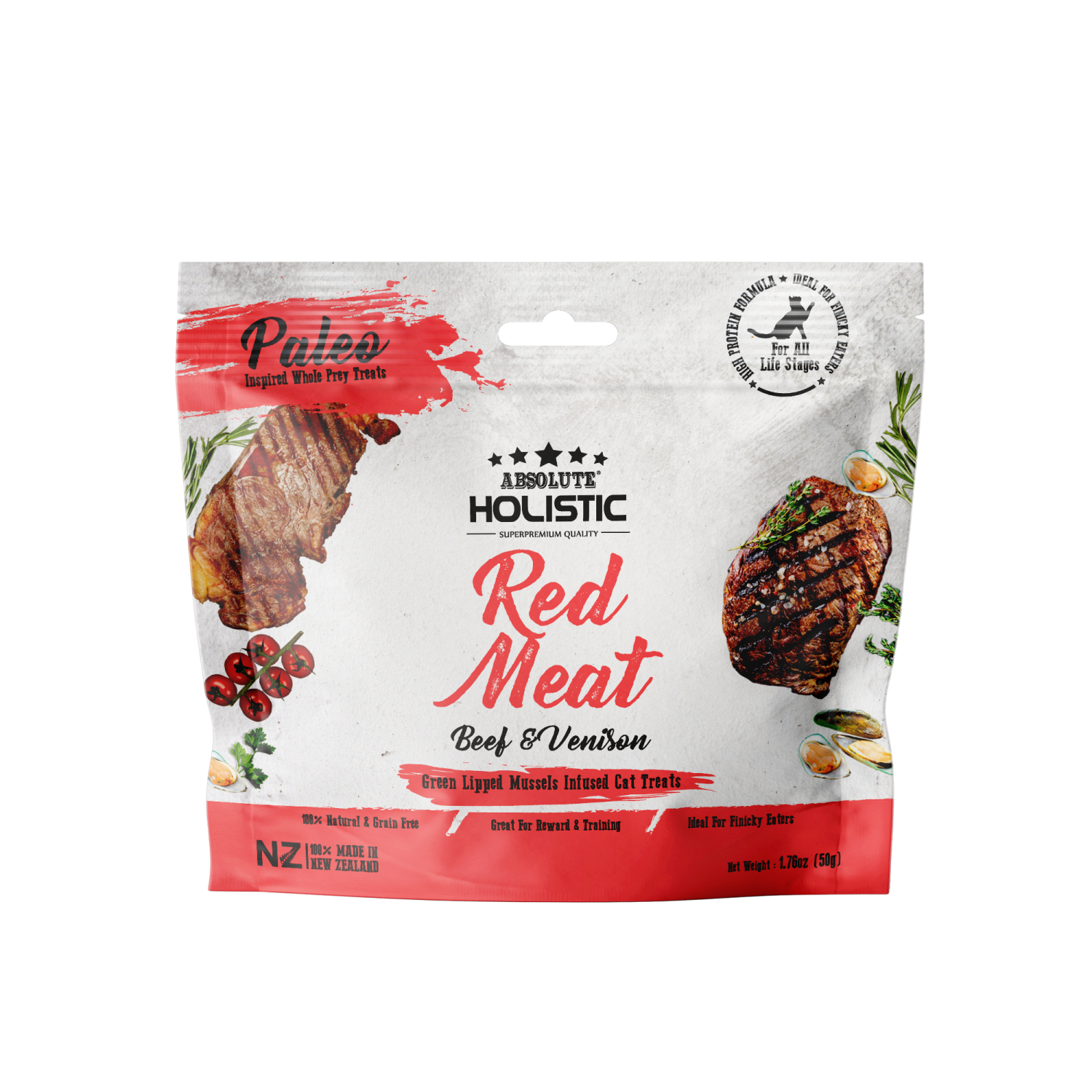 Absolute Holistic Red Meat Beef & Venison Cat Treats