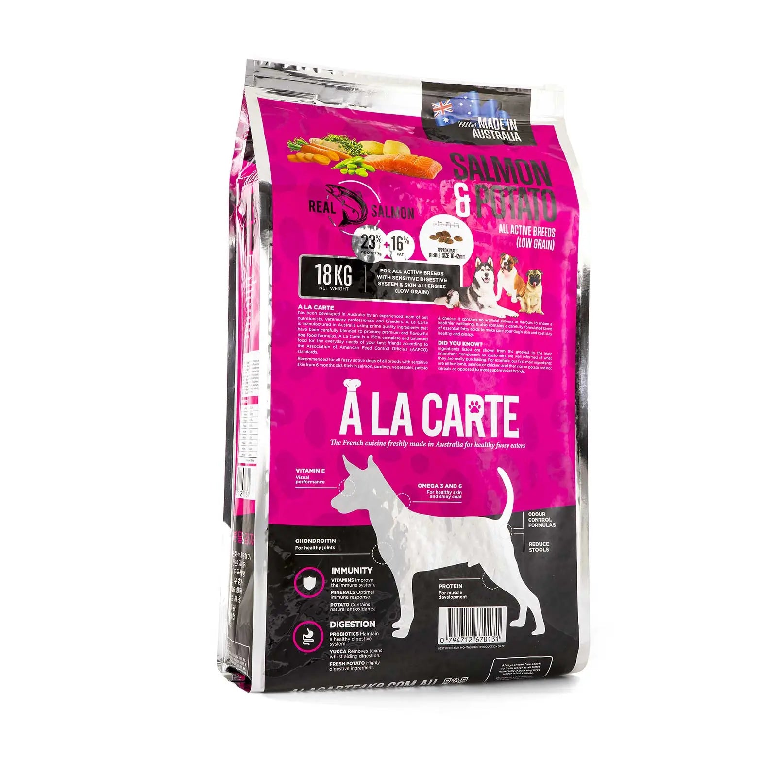 A La Carte Dog Food Adult Salmon & Potato - Kellyville Pets