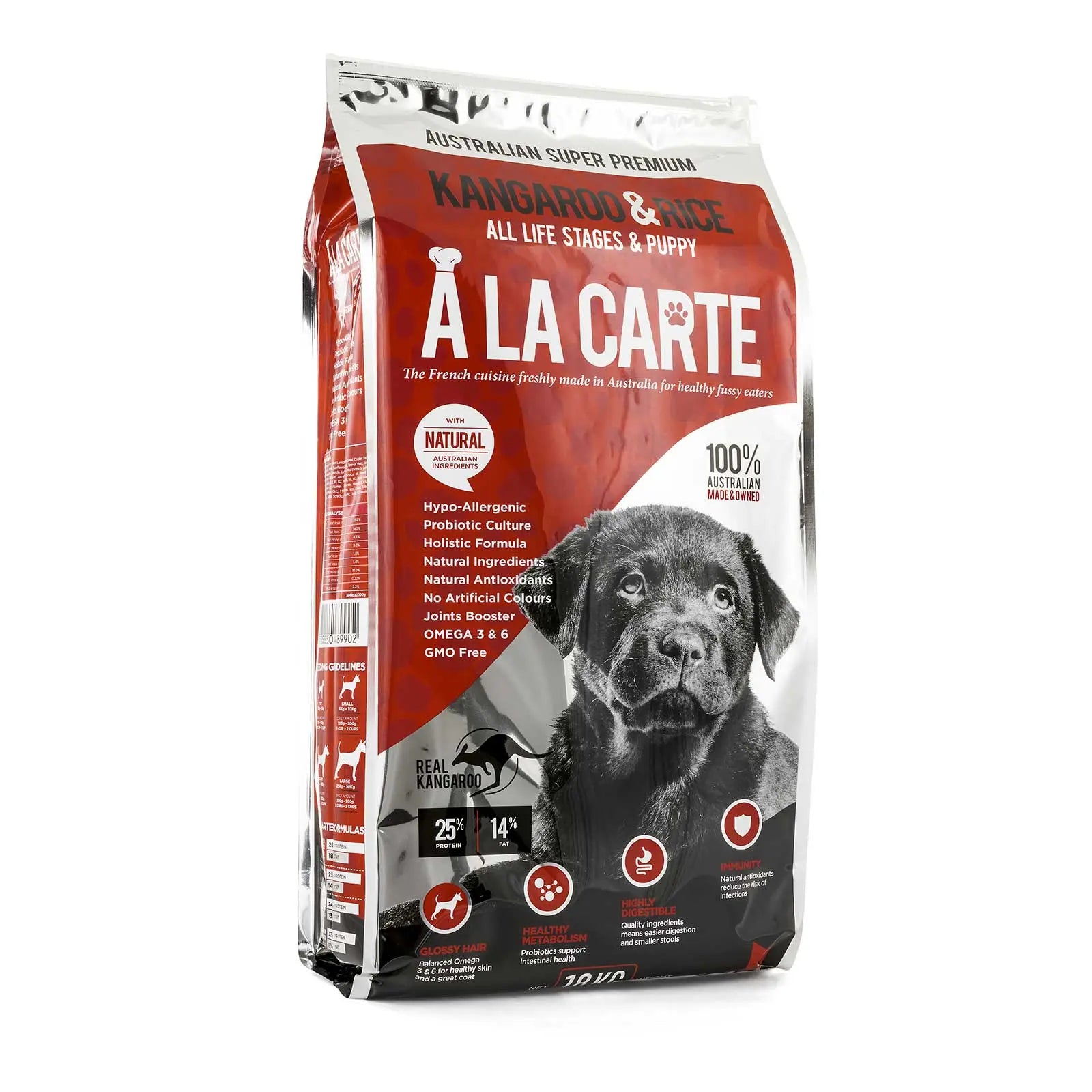 A La Carte Dog Food All Life Stages Kangaroo & Rice - Kellyville Pets