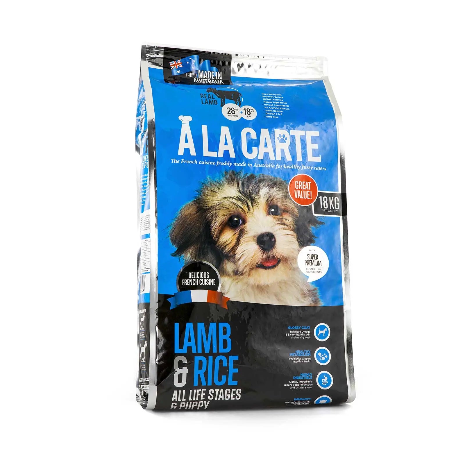 A La Carte Dog Food All Life Stages Lamb & Rice - Kellyville Pets