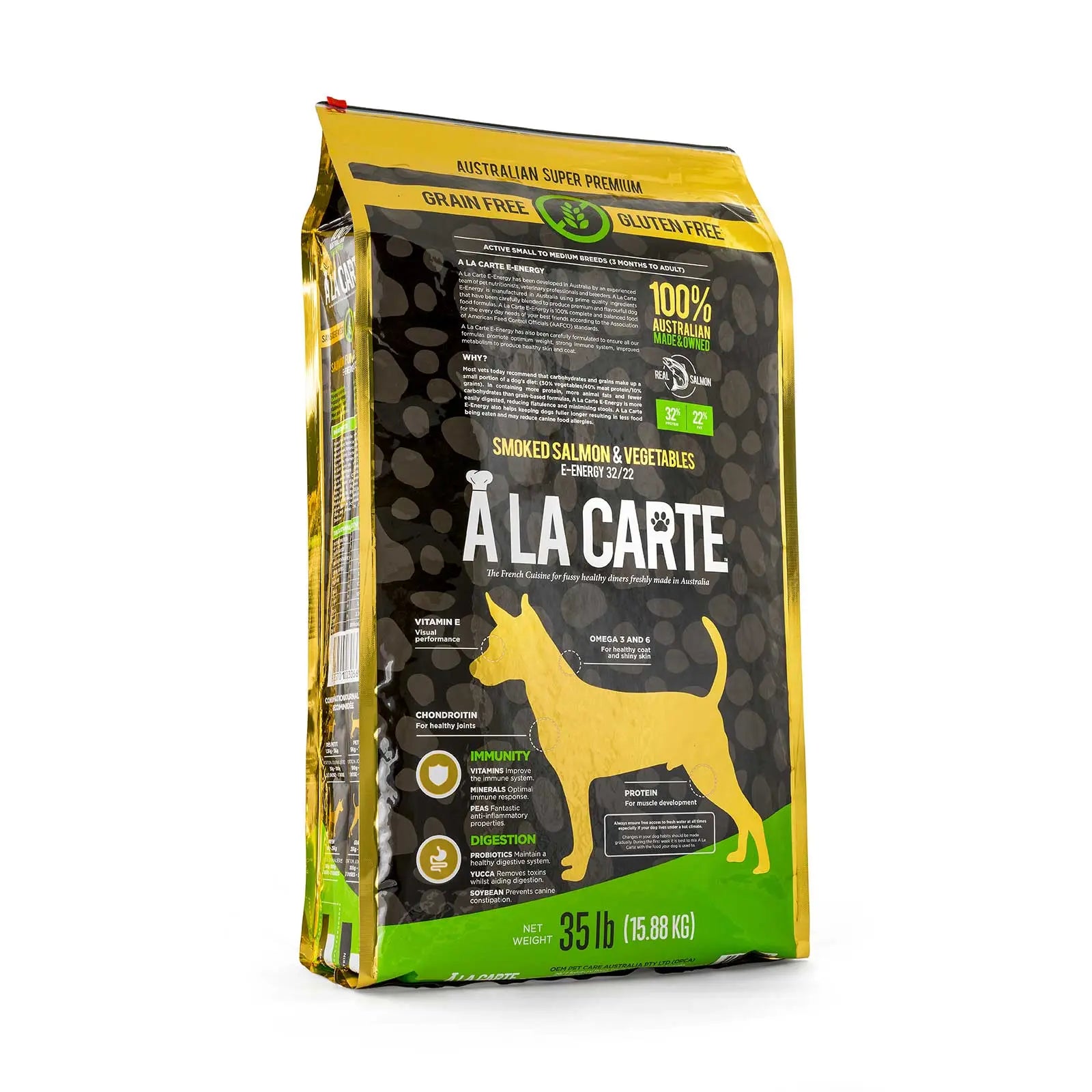 A La Carte Grain Free Dog Food E - Energy Smoked Salmon & Vegetable - Kellyville Pets