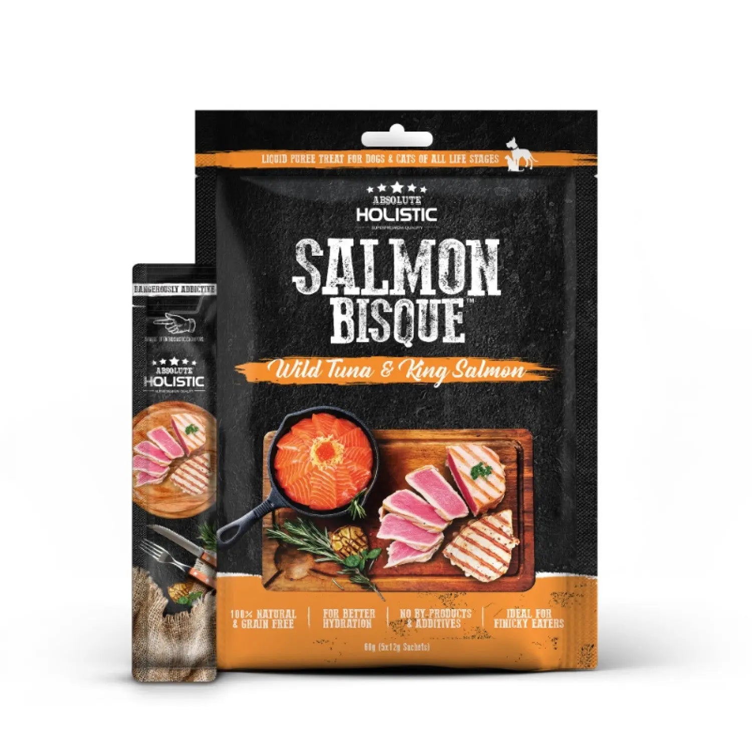 Absolute Holistic Bisque Tuna & Salmon Cat Treats - Kellyville Pets