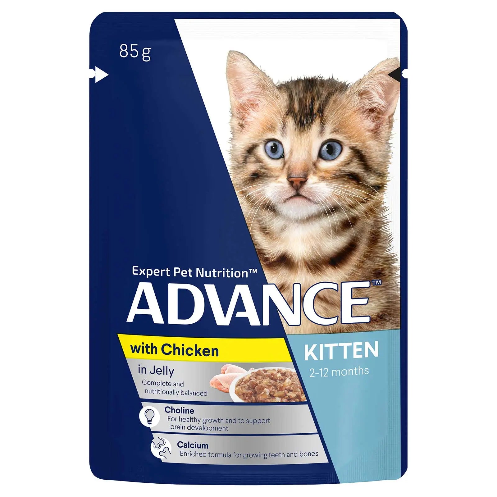 Advance Cat Food Pouch Kitten with Chicken in Jelly - Kellyville Pets