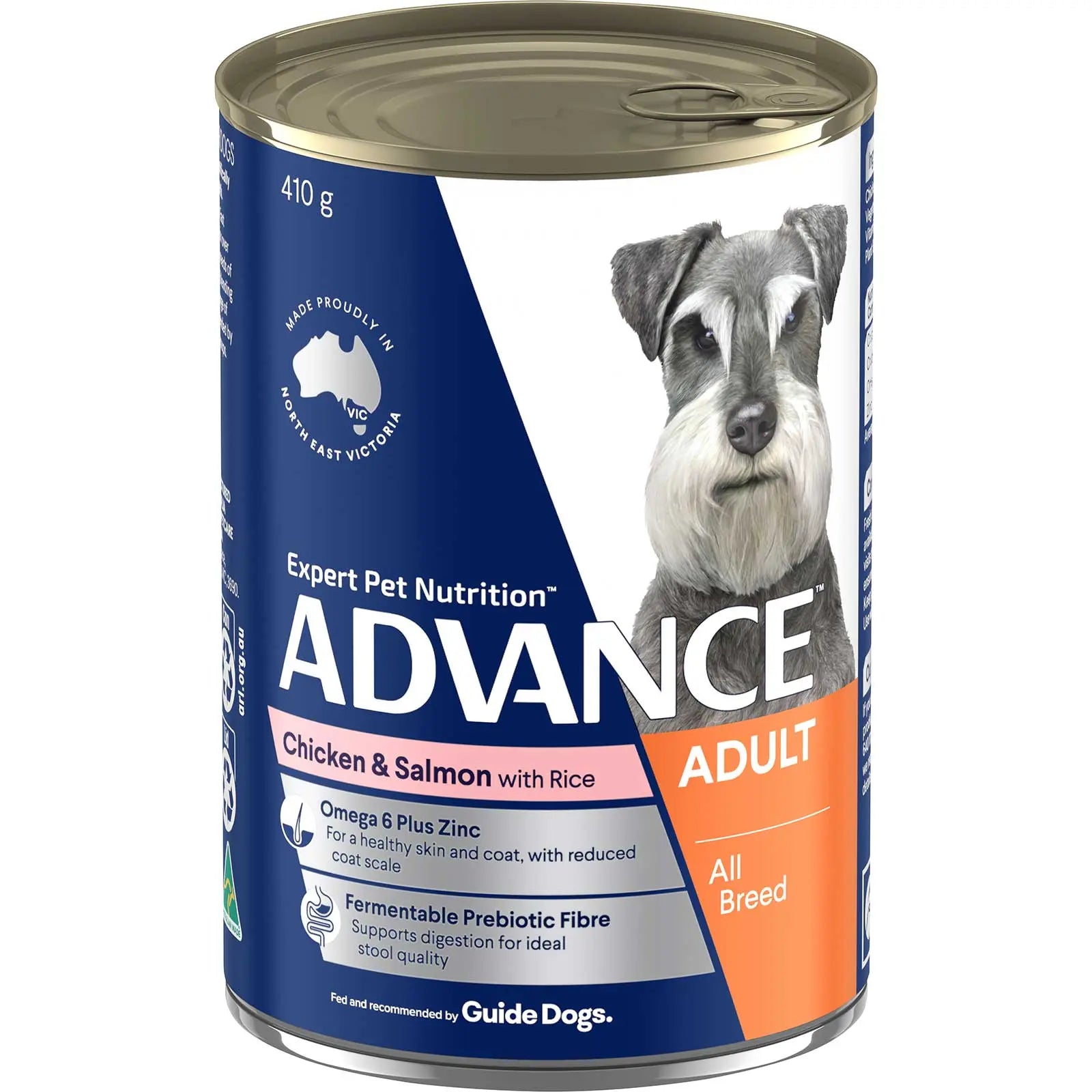 Advance Dog Food Can Adult Chicken & Salmon with Rice - Kellyville Pets