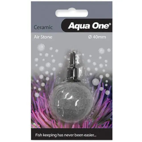 Aqua One Ceramic Air Stone Ball 40mm - Kellyville Pets