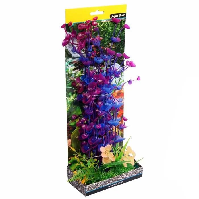 Aqua One Ecoscape Ogris Auribus Purple Large Artificial Plant - Kellyville Pets