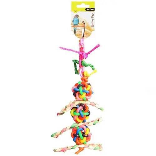 Avi One Bird Toy Plastic TPR Balls & Board - Kellyville Pets