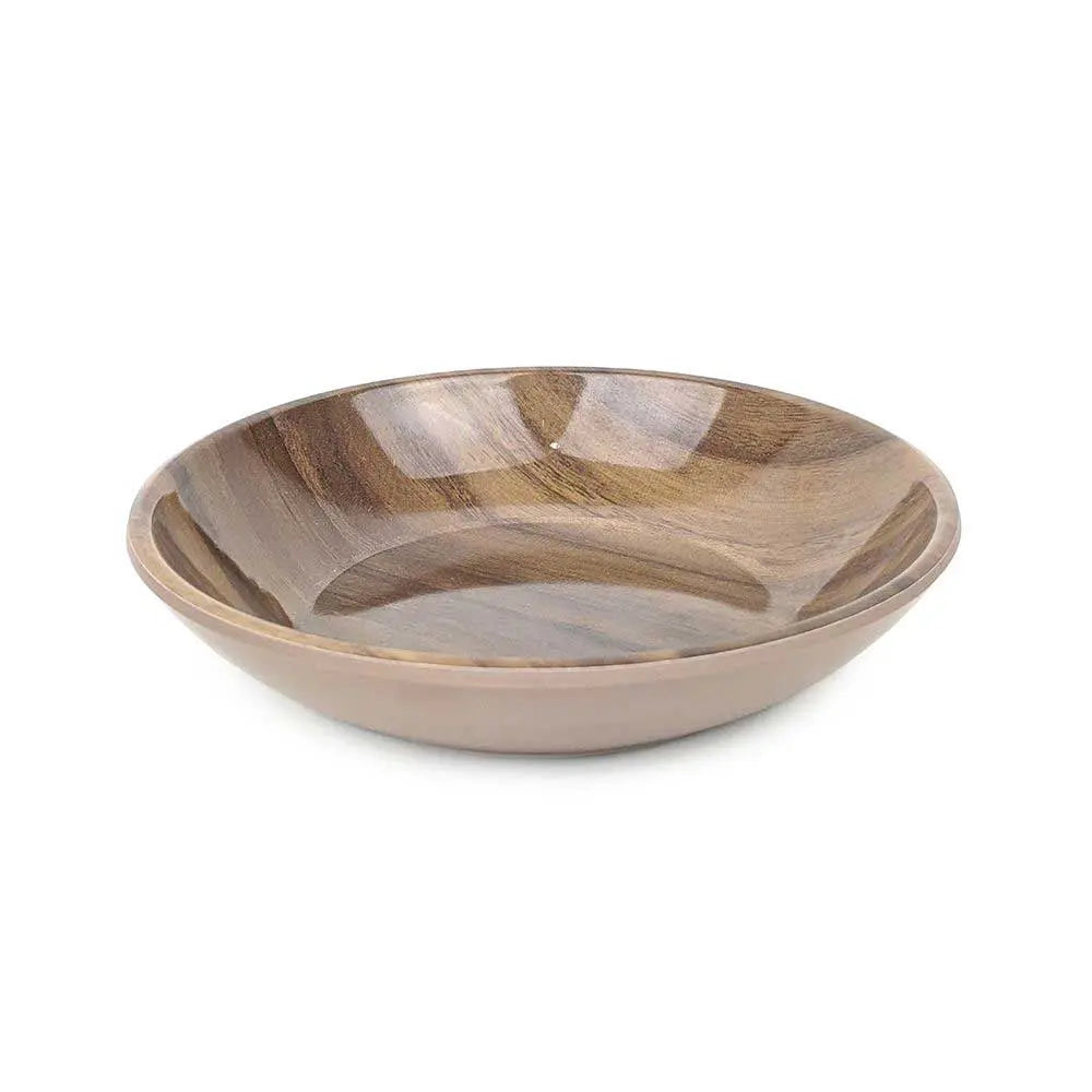 Barkley & Bella Melamine Cat Bowl Acacia Wood - Kellyville Pets