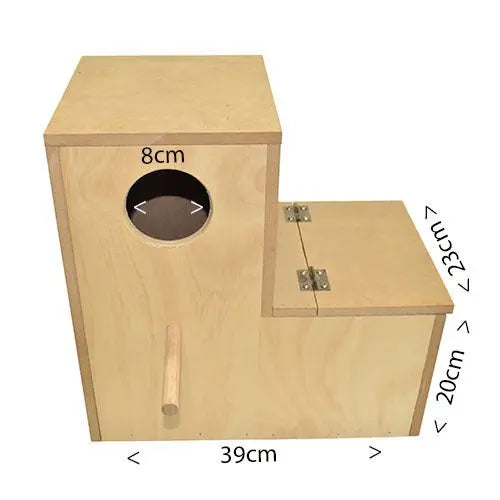 Bird Nest Box L - Shaped - Kellyville Pets