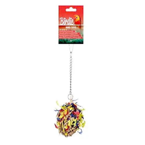 Birdie Bird Toy Foraging Super Shredder Ball - Kellyville Pets
