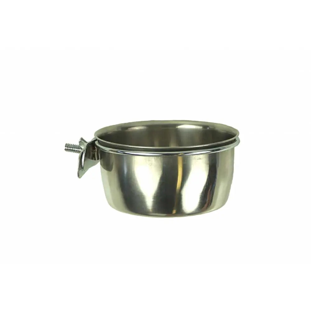 Birdie Stainless Steel Coop Cup with Clamp - Kellyville Pets
