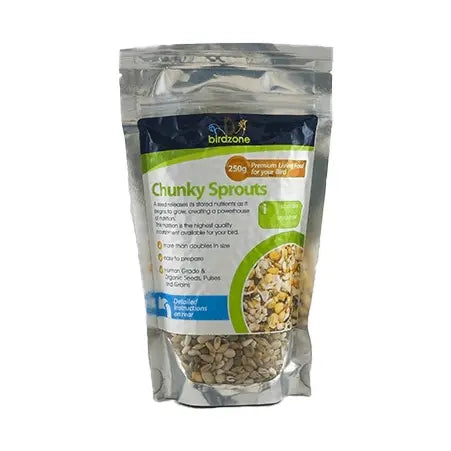 Birdzone Chunky Sprouts 250g - Kellyville Pets