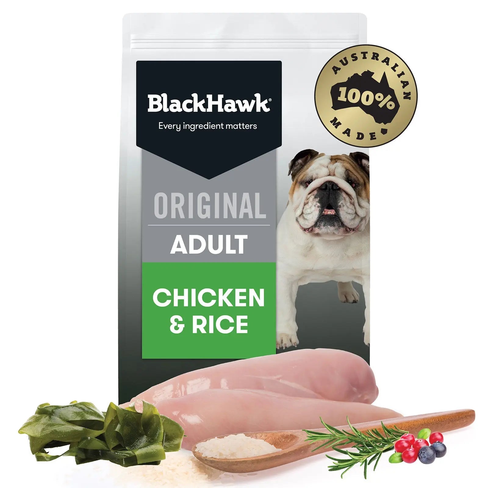 Black Hawk Dog Food Adult Chicken & Rice - Kellyville Pets