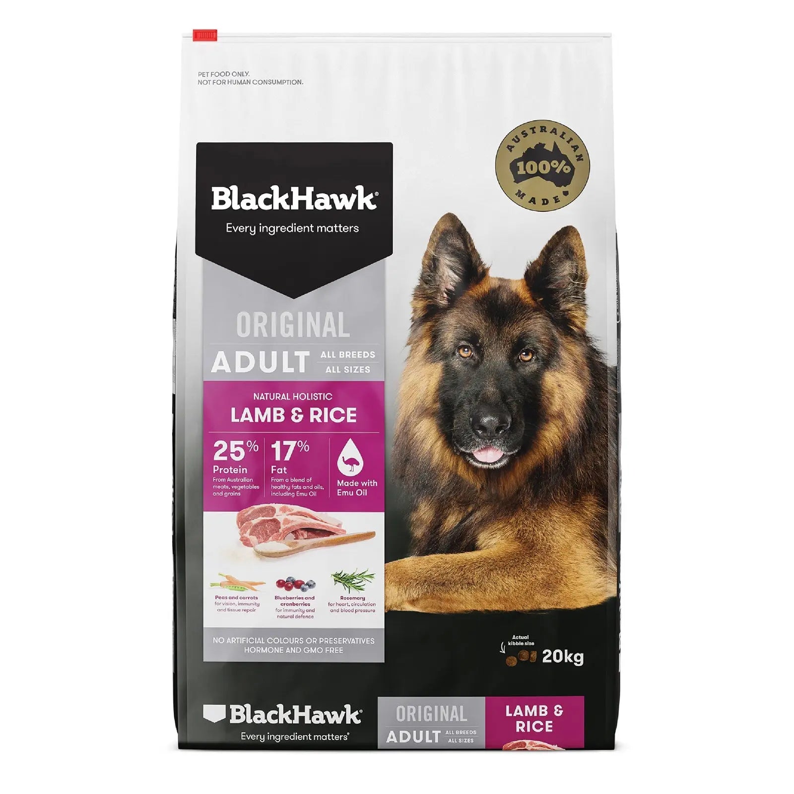 Black Hawk Dog Food Adult Lamb & Rice - Kellyville Pets
