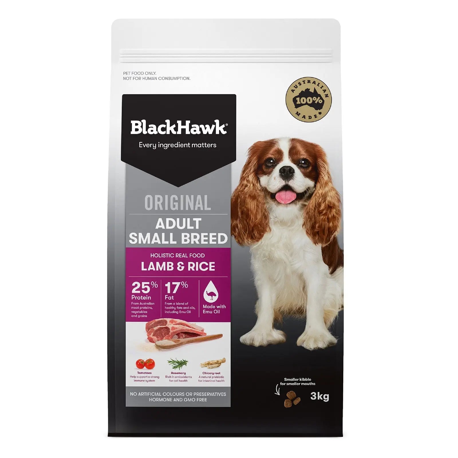 Black Hawk Dog Food Adult Small Breed Lamb & Rice - Kellyville Pets