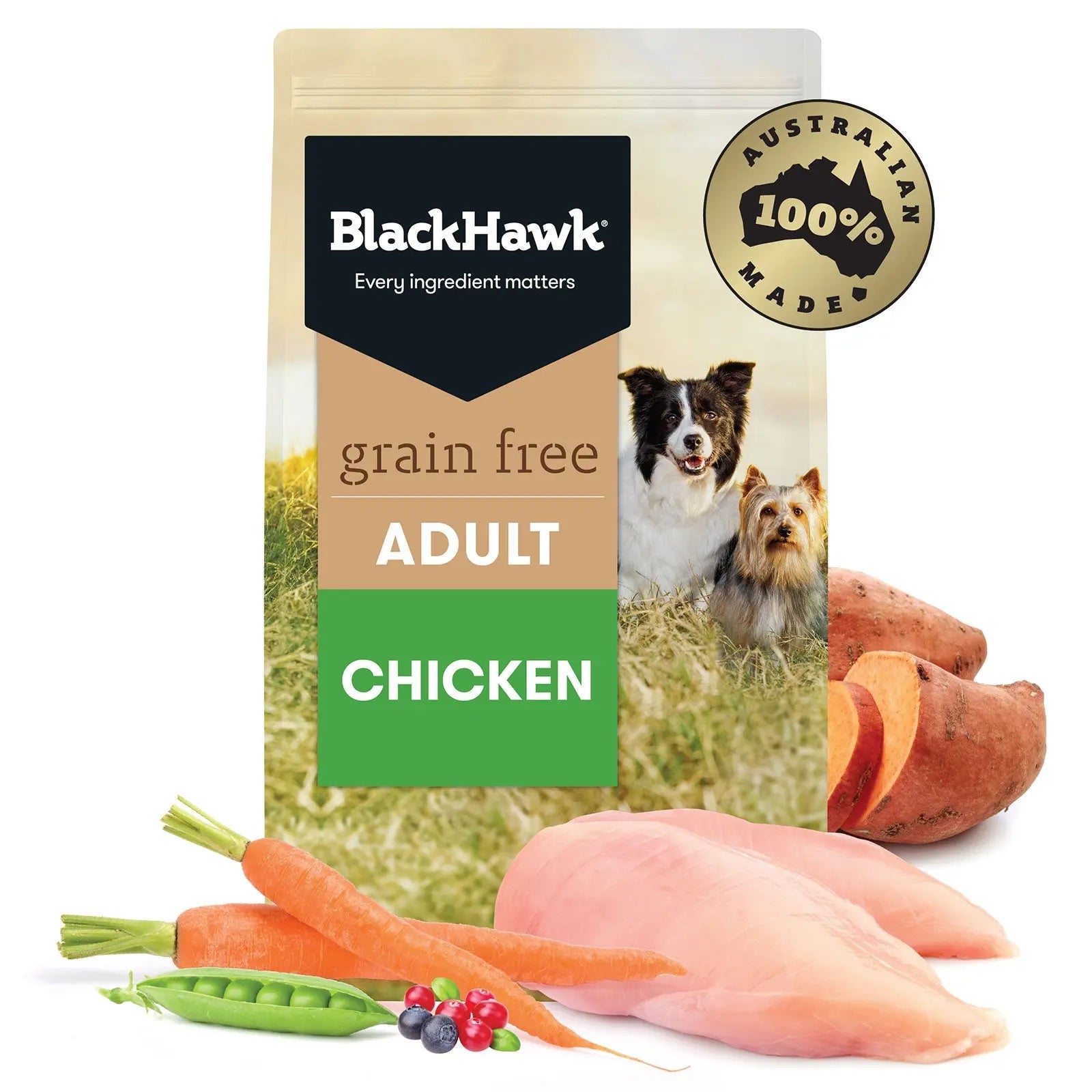 Black Hawk Grain Free Dog Food Adult Chicken - Kellyville Pets