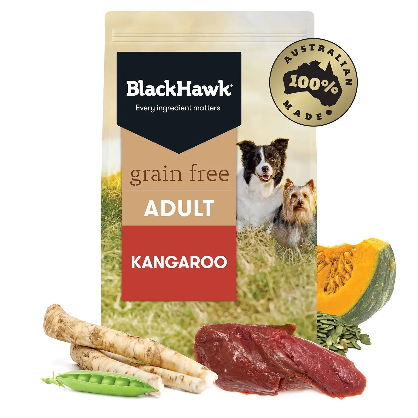 Black Hawk Grain Free Dog Food Adult Kangaroo - Kellyville Pets