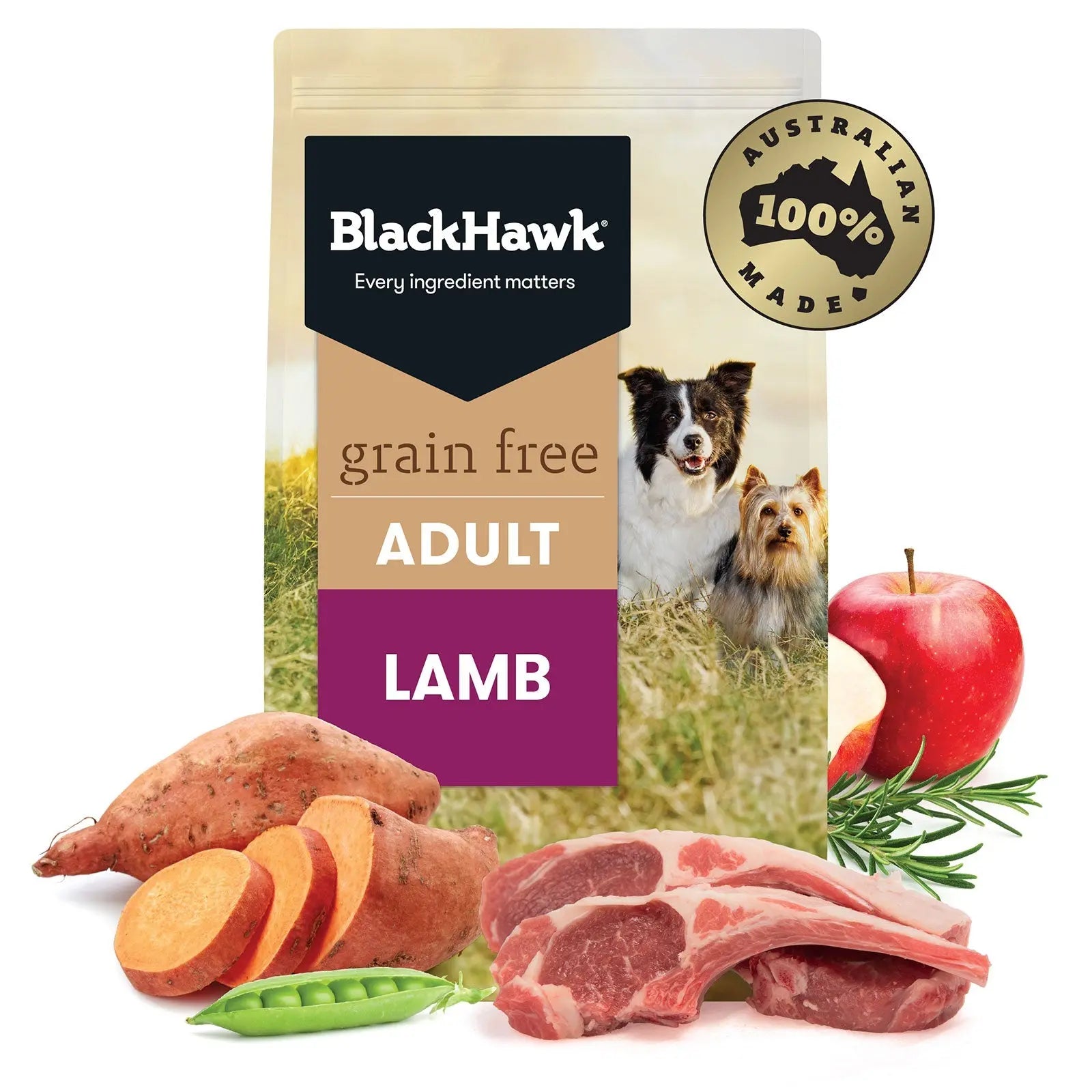 Black Hawk Grain Free Dog Food Adult Lamb - Kellyville Pets