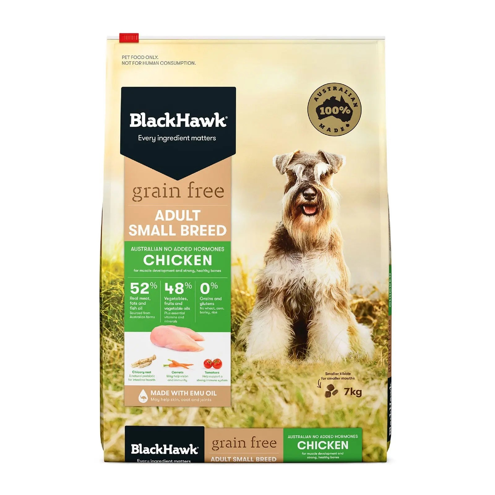 Black Hawk Grain Free Dog Food Adult Small Breed Chicken - Kellyville Pets
