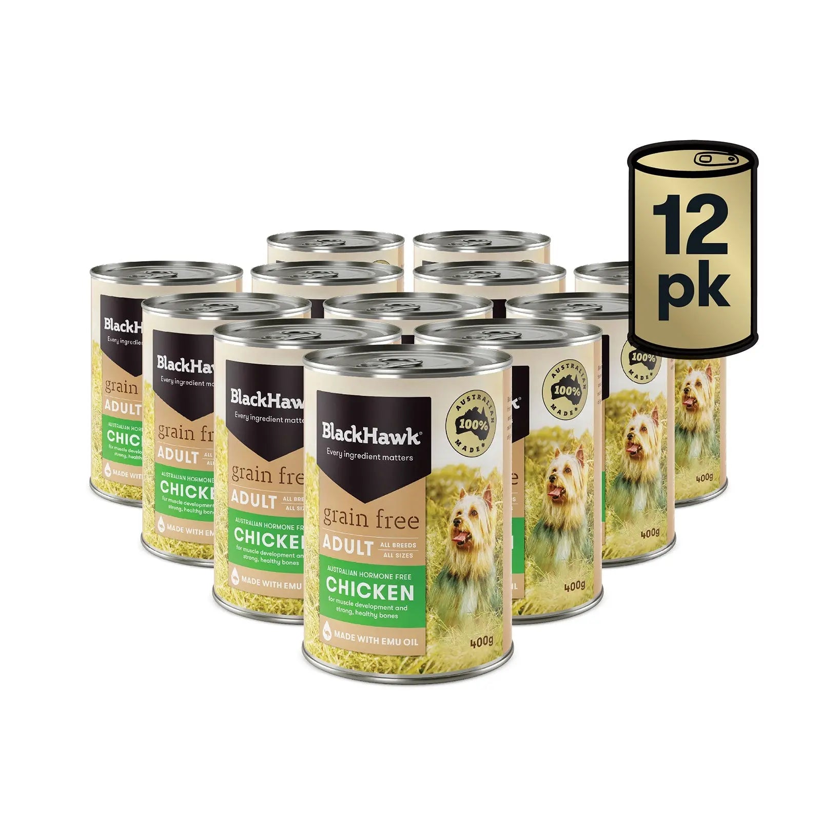 Black Hawk Grain Free Dog Food Can Chicken - Kellyville Pets