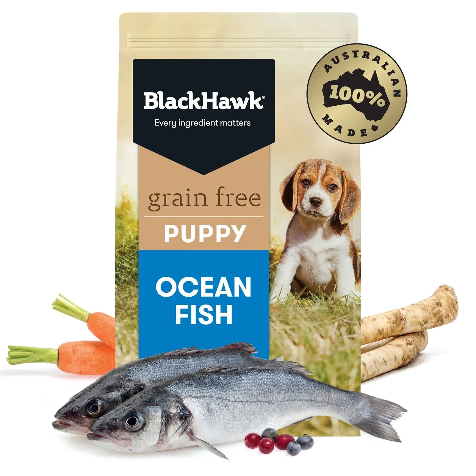 Black Hawk Grain Free Dog Food Puppy Ocean Fish - Kellyville Pets