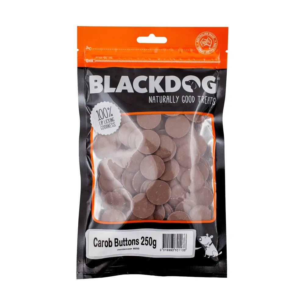 Blackdog Carob Buttons Dog Treat - Kellyville Pets